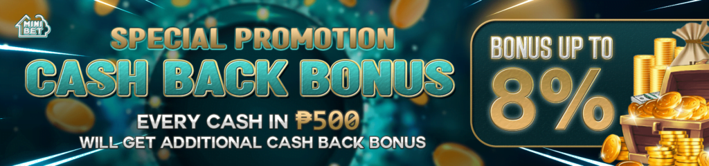 MINIBET 8% Cashback Bonus