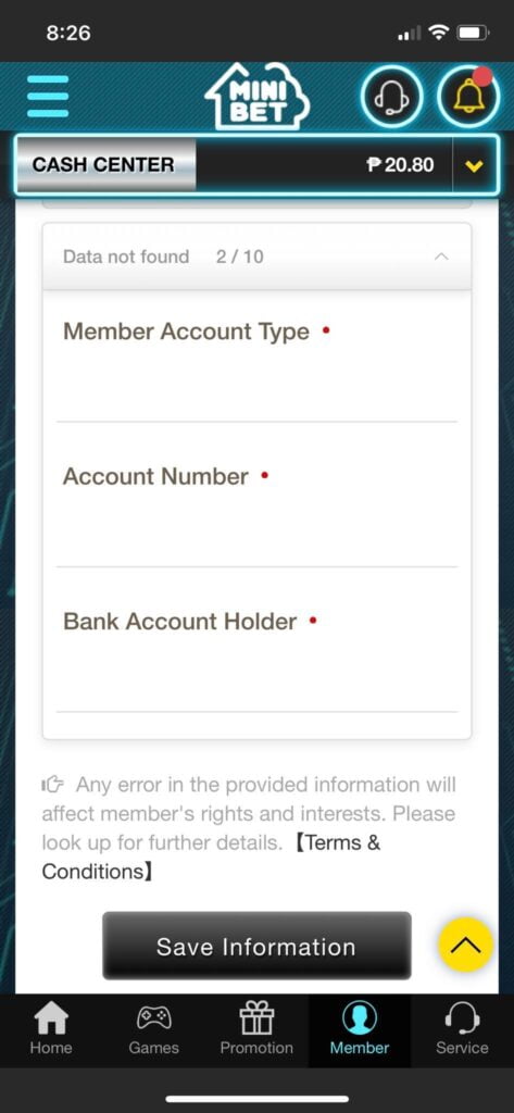 How to Apply for MINIBET App Reward (iOS) 10